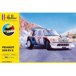 PEUGEOT 205 EV2 1/24 HELLER