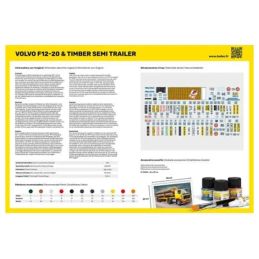 Camion Volvo F12-20 & Timber 1/32 2
