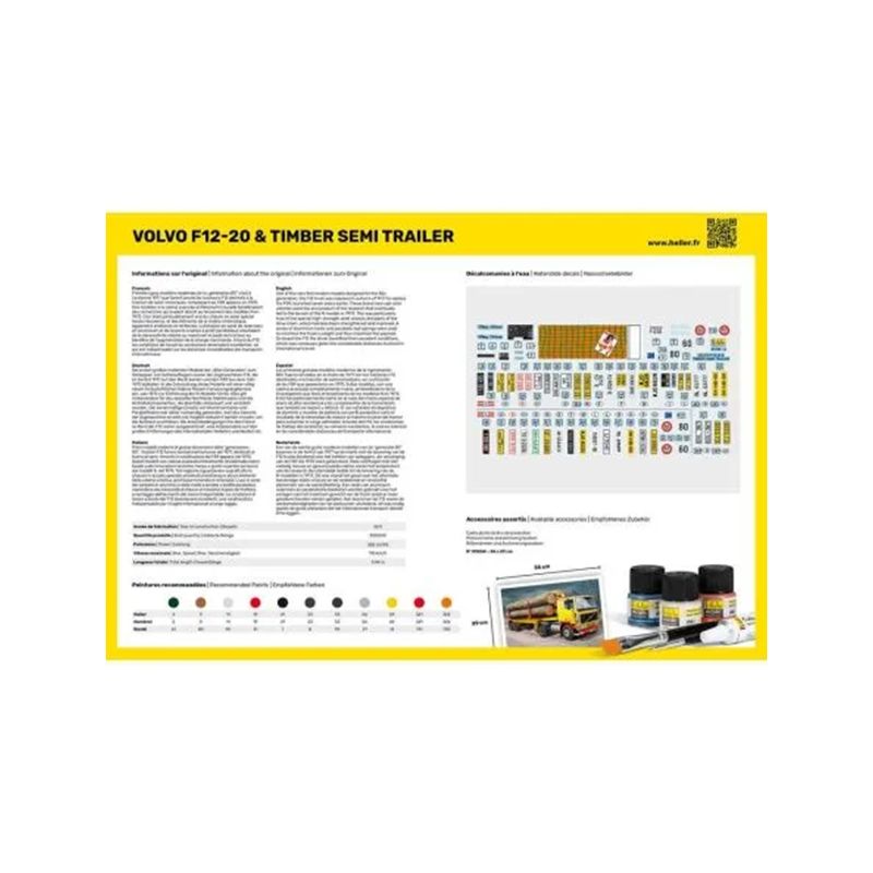 Camion Volvo F12-20 & Timber 1/32