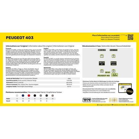 STARTER KIT Peugeot 403