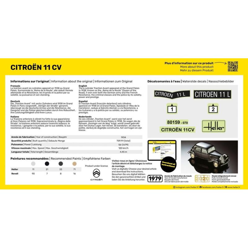 STARTER KIT Citroen 11 CV