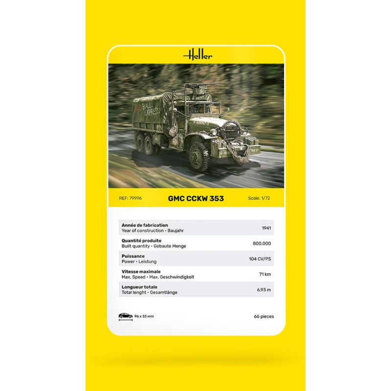 Camion Gmc Cckw 353 1/72