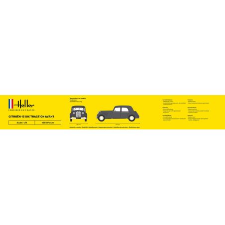 HELLER 80799 1/8 - CITROEN TRACTION 15 CV