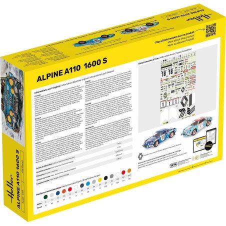Voiture Alpine A110 1600 Classic 1/24