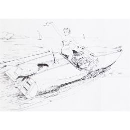 Plan de la vedette Feather Craft