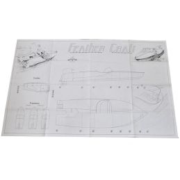 Plan de la vedette Feather Craft 2