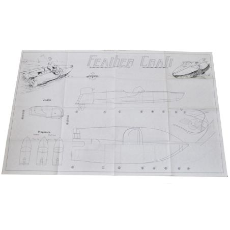 Plan de la vedette Feather Craft