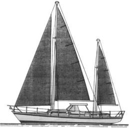 Plan du ketch Altaïr