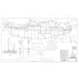 Plan du ketch Altaïr 2