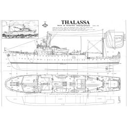 Plan du Thalassa, navire de recherches océanographiques 2