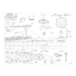 Plan du paquebot France 2