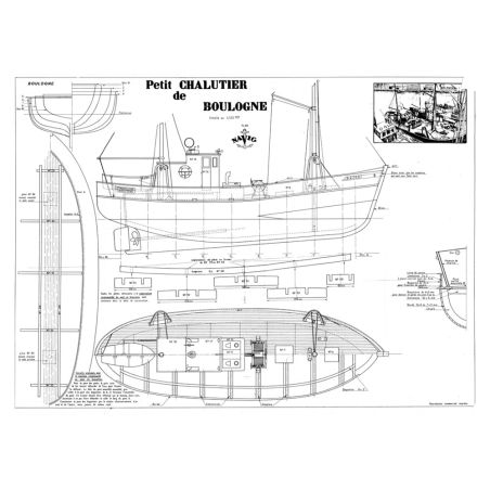Plan du chalutier Le Boulogne