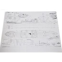 Plan du paquebot Bretagne 2