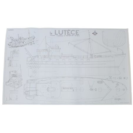 Plan du chalutier Le Lutèce