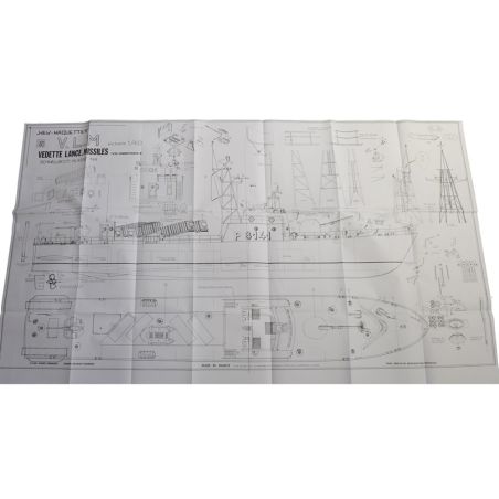 Plan d’une Vedette Lance-missiles - V.L.M.