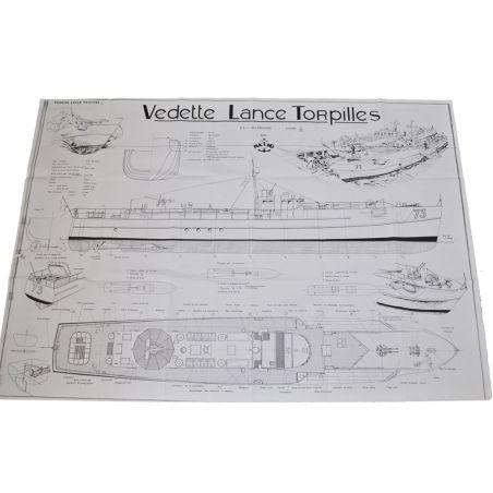 Plan d’une Vedette Lance-torpilles - V.L.T.