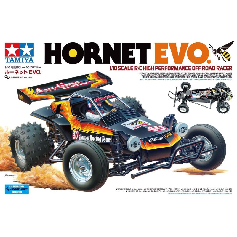 Voiture Tamiya HORNET EVO | Ventedemodelisme.fr