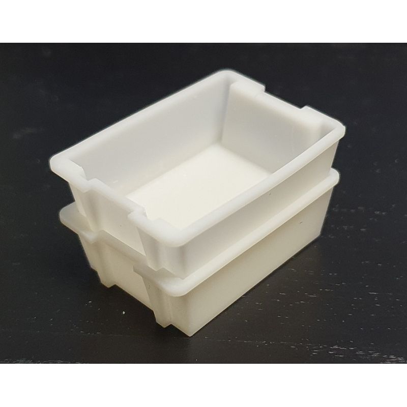Caisses à poissons en résine 1/25
