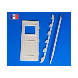 Porte en plastique et mains courantes