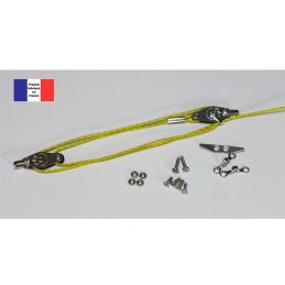 Palan de Hale-bas + 2 pontets + 1 taquet coinceur