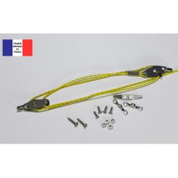 Palan de Hale-bas + 2 pontets + 1 taquet coinceur