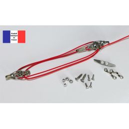 Palan de Hale-bas + 2 pontets + 1 taquet coinceur