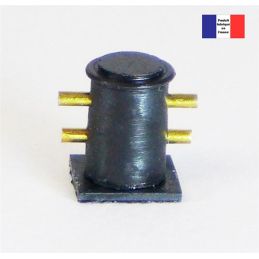 Bitte d'amarrage basse simple fût - Ø 8 mmH. 13 mm