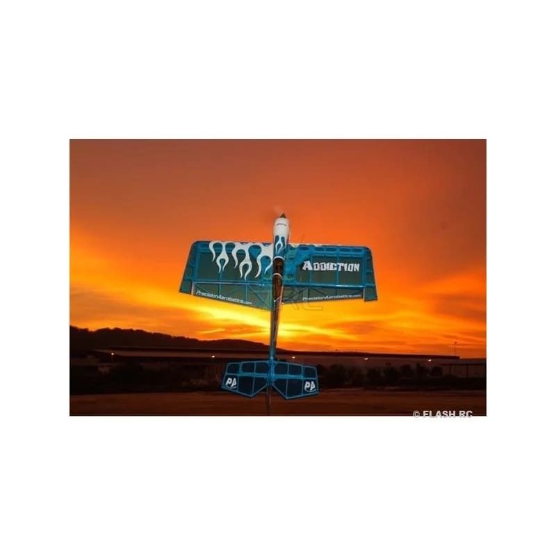 Avion Precision Aerobatics Addiction (V2) bleu ARF env.1.00m - avec LEDs