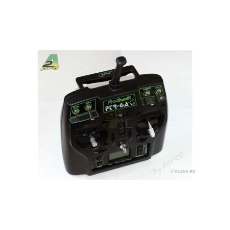 Emetteur PTR-6A 6 Voies V2 2.4Ghz 6/8/0 PROTRONIK - accu LiPo