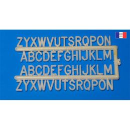 Lettres plastique H 7 mm