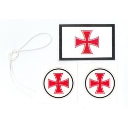 Logos (Ø 37 5 mm) + 1 Pavillon (L 67 5 mm)