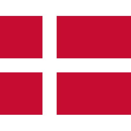Drapeau du Danemark Pavillon Soie 45 mm