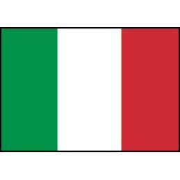 Drapeau de l'Italie Pavillon Soie 85 mm