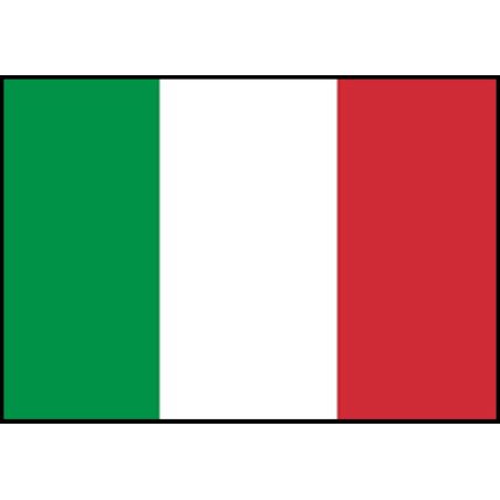 Drapeau de l'Italie Pavillon Soie 65 mm