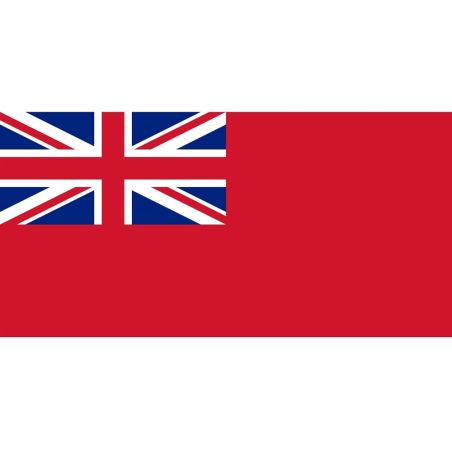 Drapeau du Royaume-Uni - Red Ensign Pavillon Soie 25 mm