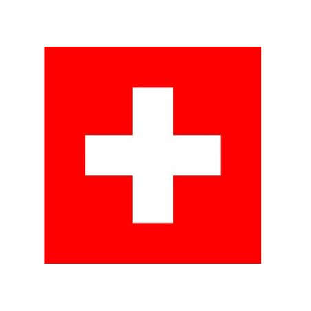 Drapeau de la Suisse Pavillon Soie 85 mm