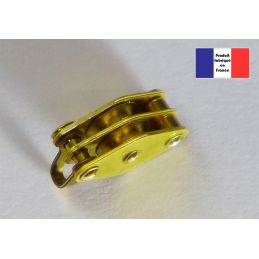 Poulie à Manille Double àRingot 8 mm 2