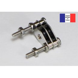 Poulie Plat Pont Double 8 mm Light 2