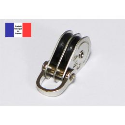 Poulie double à manille - Série Billes - 10 mm 2