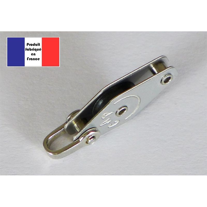 Poulie à ringot et à manille - Série Billes - 10 mm