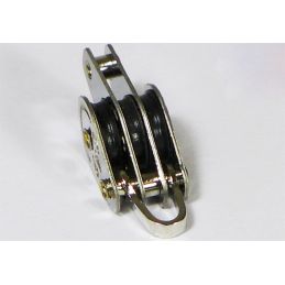 Poulie triple à manille et ringot - Série Billes - 10 mm 2