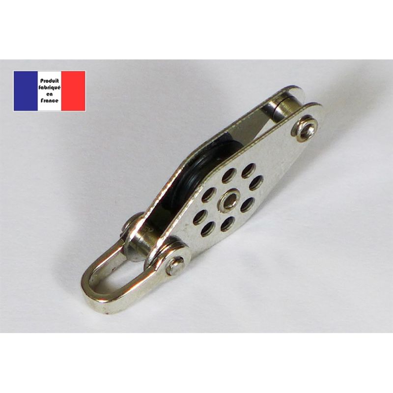 Poulie à ringot et manille - Série Light - 10 mm