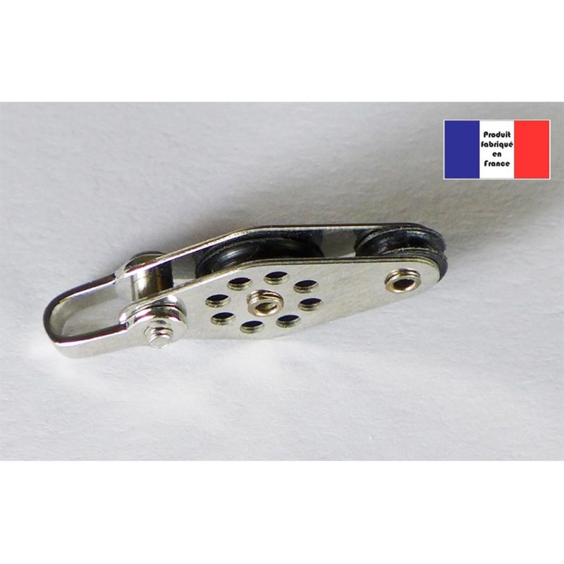 Poulie violon à manille - Série Light - 10 mm