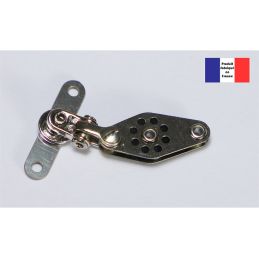 Poulie de renvoi à ringot deux axes - Série Light - 10 mm