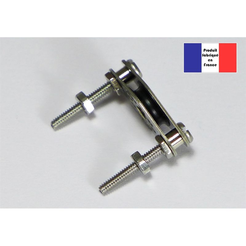 Poulie plat-pont - Série Light - 10 mm