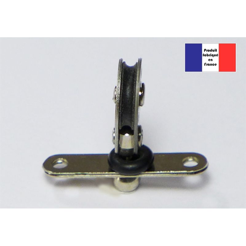 Poulie verticale (sur glissière) - Série Light - 10 mm