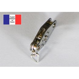 Poulie à émerillon et ringot - Série Light à billes - 10 mm 2