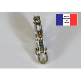 Poulie à manille et violon - Série Light à Billes - 10 mm 2