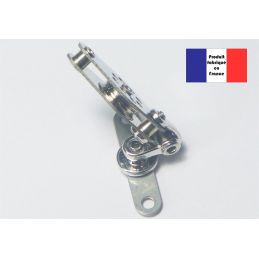 Poulie de renvoi à ringot deux axes - Série Light à billes - 10 mm 2