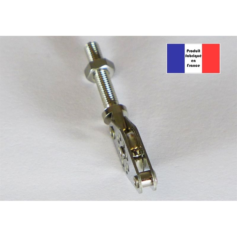 Poulie de renvoi 180° à ringot - Série Light à billes - 10 mm